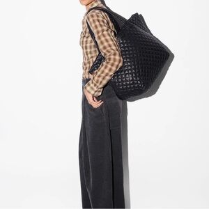 MZ Wallace Black Large Metro Tote Deluxe